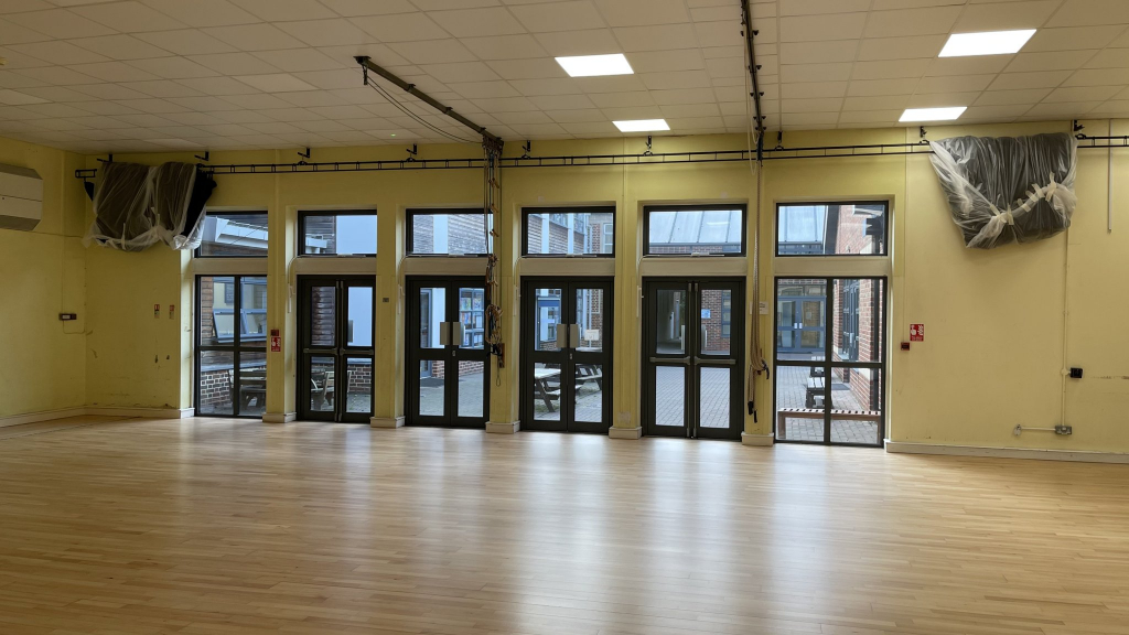 Restoration & Repairs of School Floors with Junckers Beech Flooring