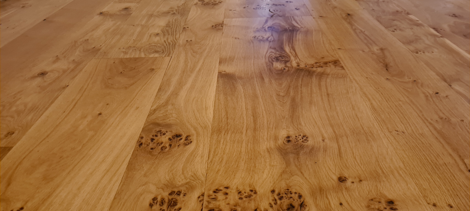 Restoration of Pippy Oak Solid Wood Flooring
