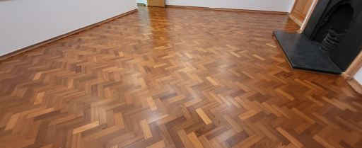 Teak Parquet Floor Floor Sanding & Restoration 1