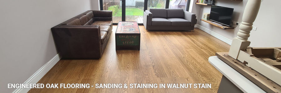 Engineered Oak Floor Finishing With Walnut Stain And Matt Lacquer 2 in hither-green