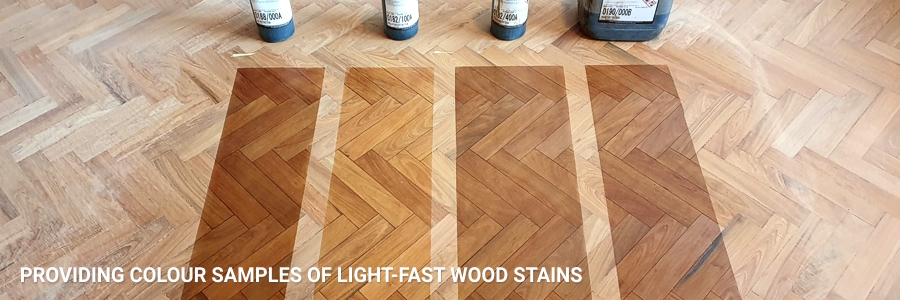 Providing Samples Of Wood Stains in hanger-lane