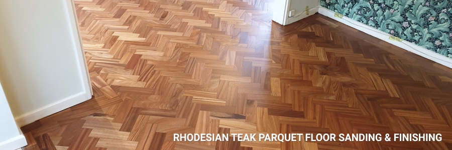 Rhodesian Teak Parquet Floor Sanding 1 in west-london