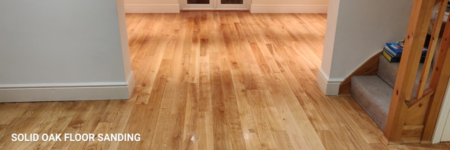 Solid Oak Floor Sanding 4 in deptford