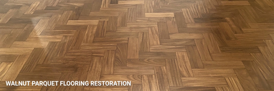 Walnut Parquet Flooring Restoration Sanding 6