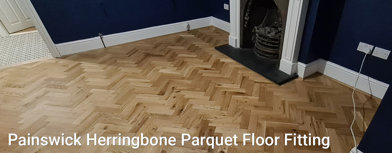 Painswick Herringbone Parquet Floor Fitting