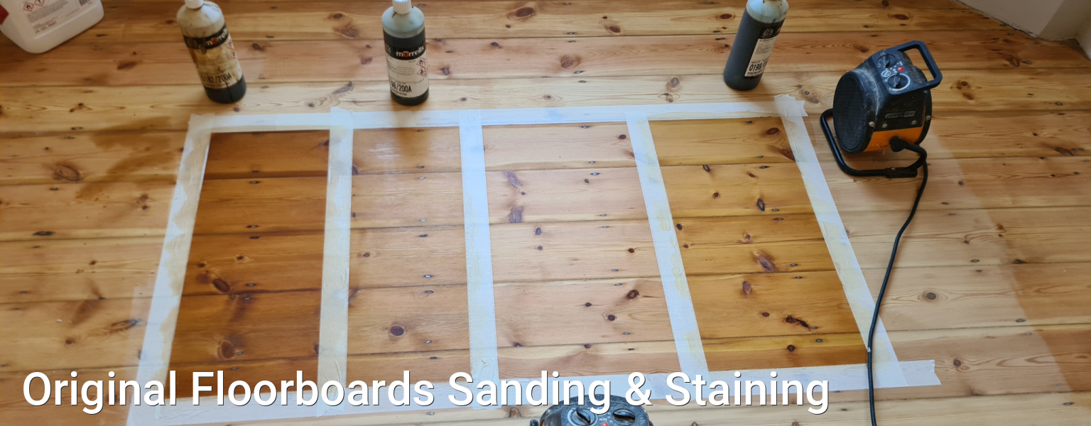 Original Floorboards Sanding & Staining