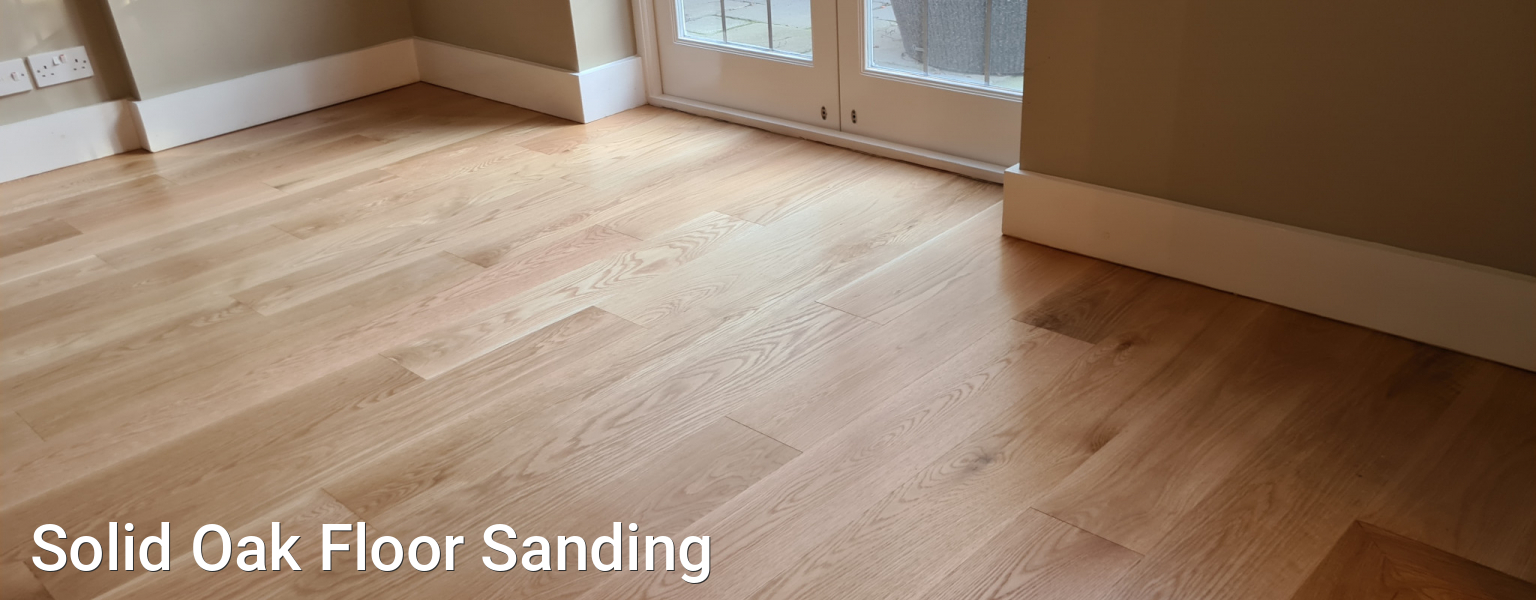 Solid Oak Floor Sanding 