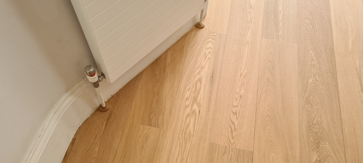 Sand & Seal Engineered Oak Flooring in Invisible / Raw finish (Bona Mega Natural) - #5