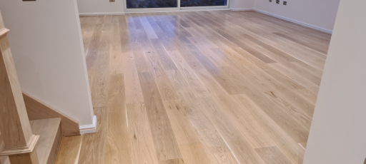 Oak Flooring Sanded & Finished in Whitewash & Raw Lacquer 5