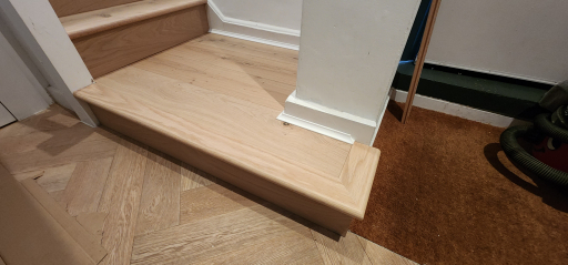 Stairs Fitted with Engineered Oak Flooring 6