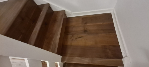 Stairs Fitted with Walnut Engineered Flooring 6