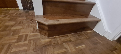 Stairs Fitted with Walnut Engineered Flooring 7
