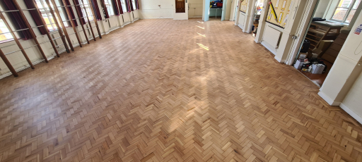 Parquet Flooring Restoration - During the Works 7