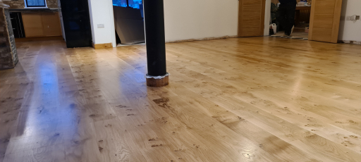 Restoration of Pippy Oak Solid Wood Flooring 4