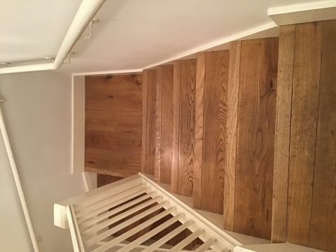 Sanding & Sealing Engineered Oak Floors (before the works) 8