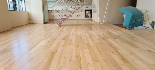 Solid Maple Hardwood Flooring Restoration 1