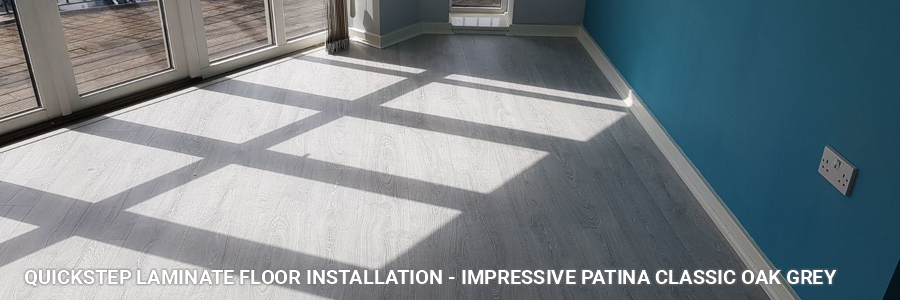 Quickstep Laminate Flooring Installation Impressive Patina Classic Oak Grey 2