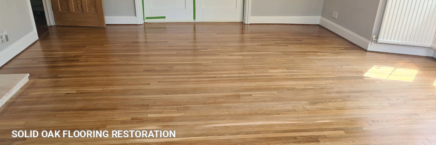 Solid Oak Floor Restoration 20