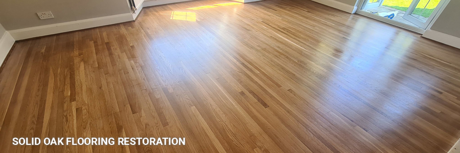 Solid Oak Floor Restoration 21