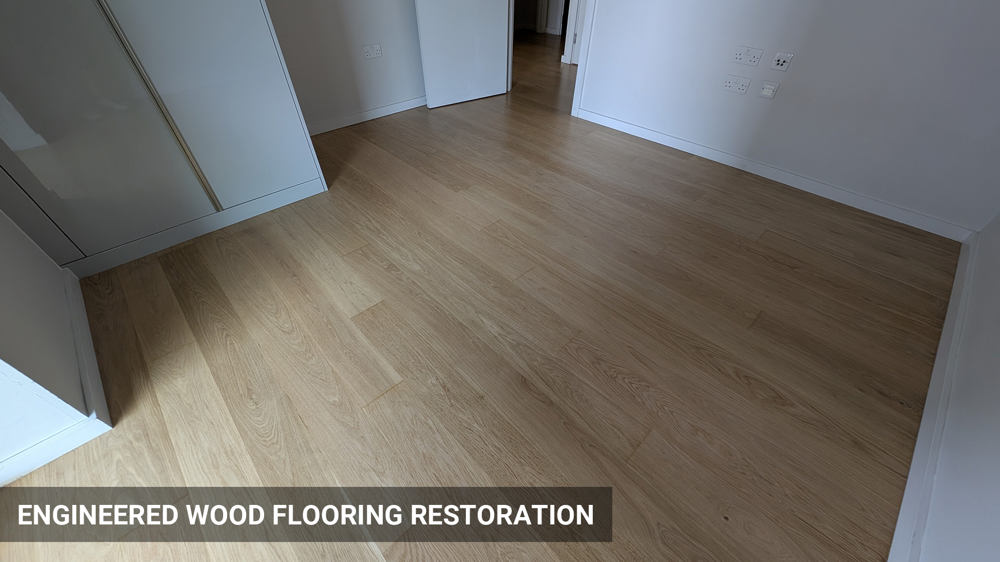 Restoration of Prime Oak Engineered Wood Flooring in Stratford