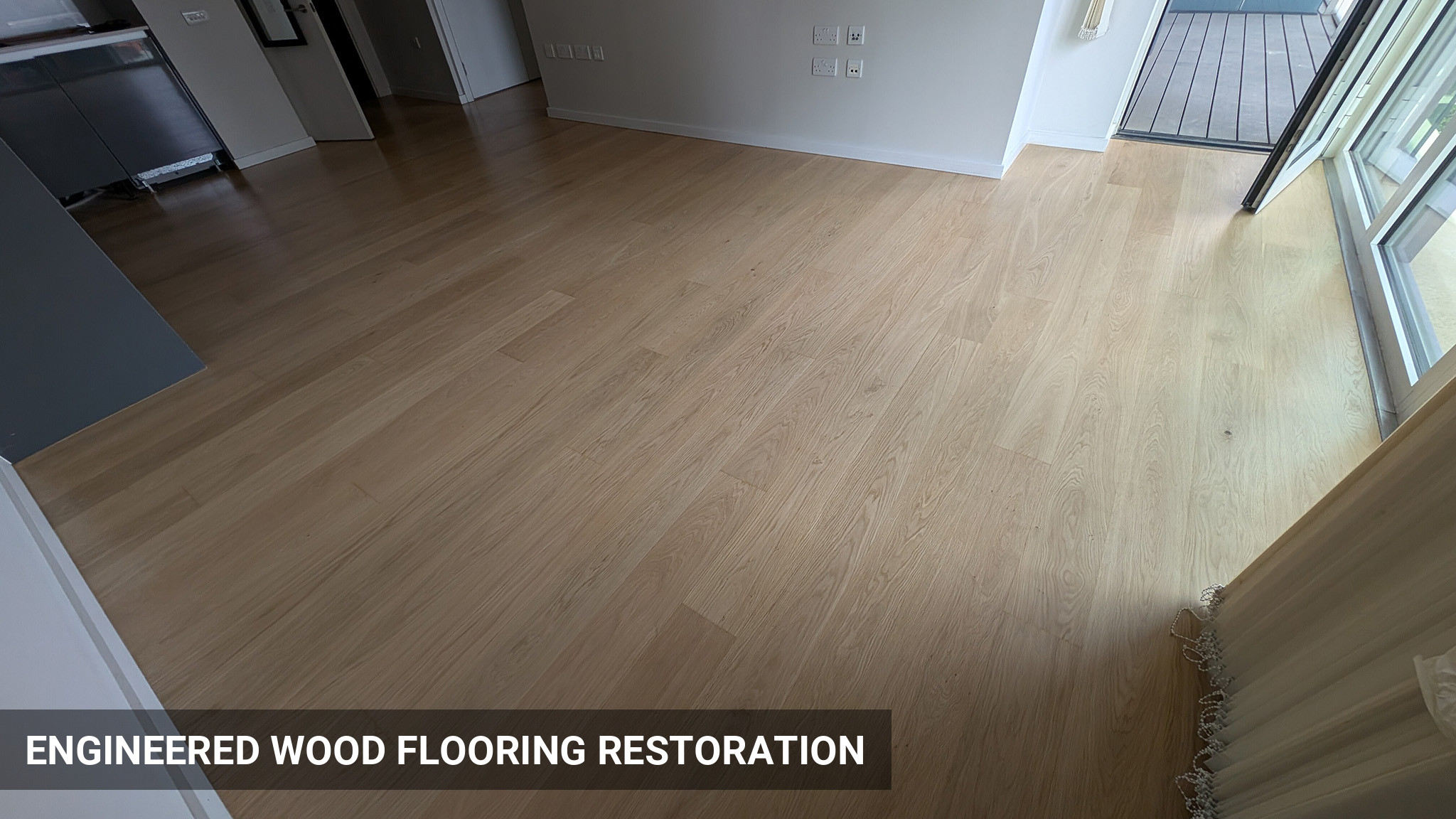 Restoration of Prime Oak Engineered Wood Flooring in Stratford, E15