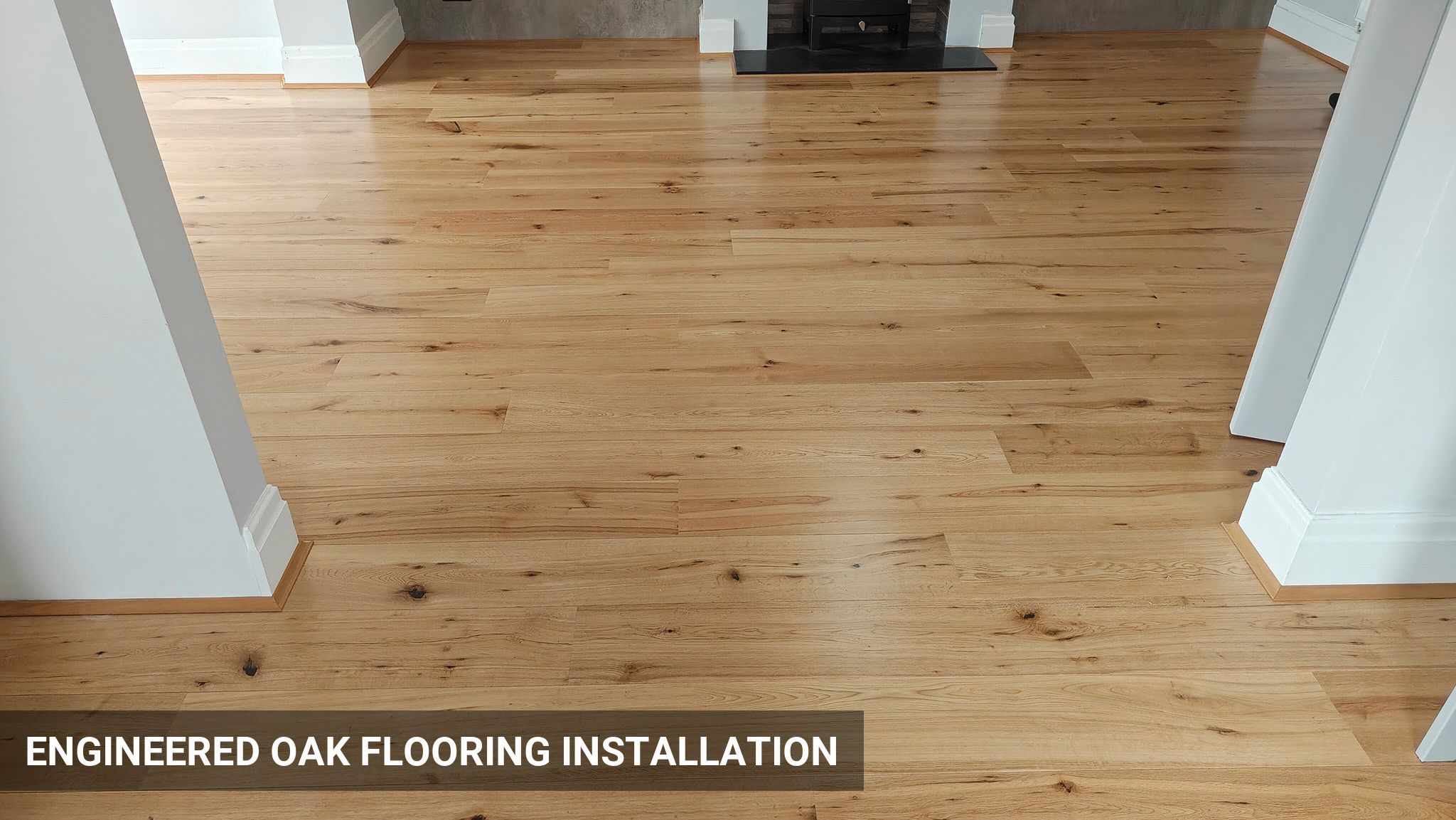 Installation of an Engineered Oak Flooring in Chobham