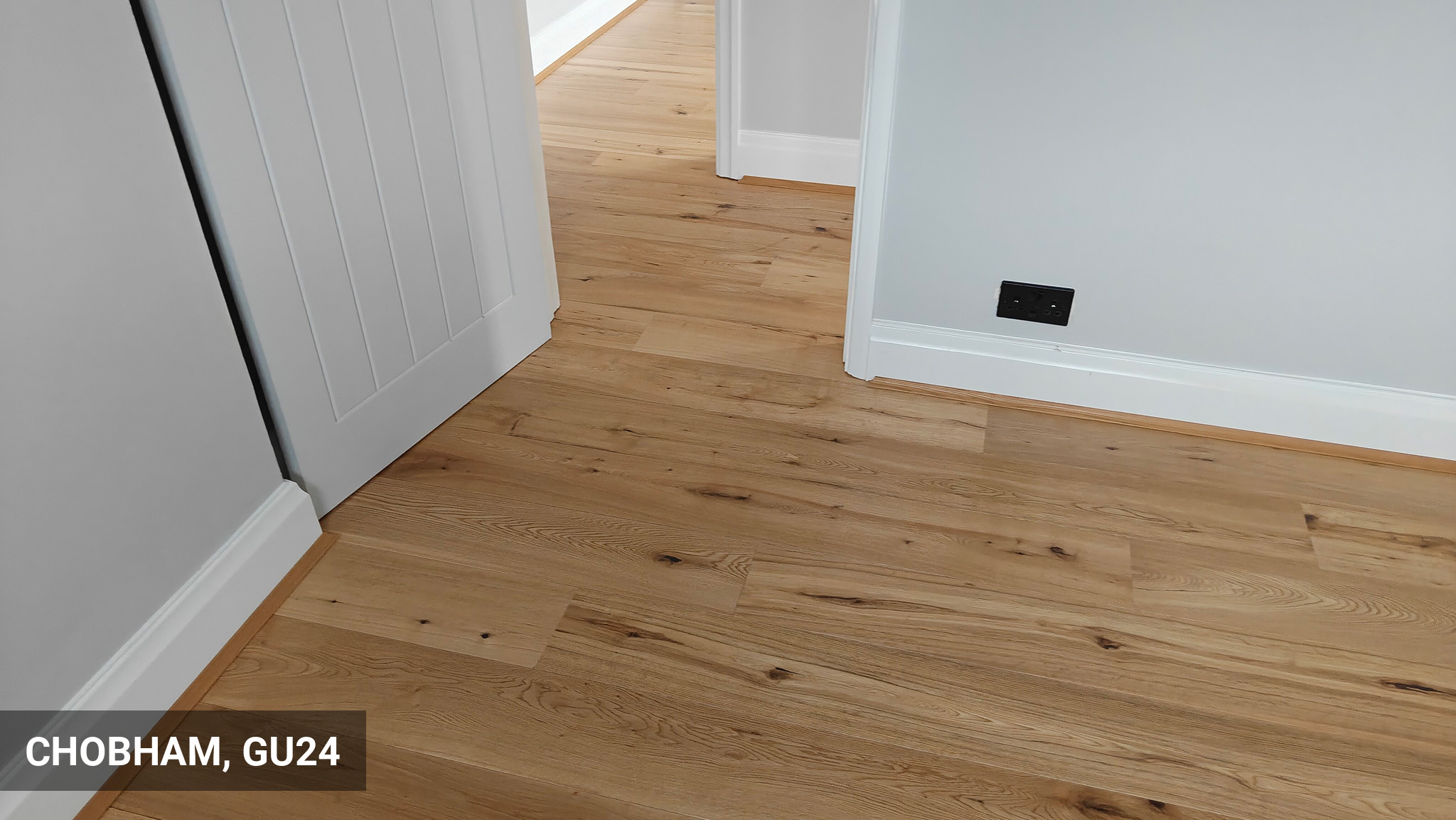 Installation of an Engineered Oak Flooring in Chobham
