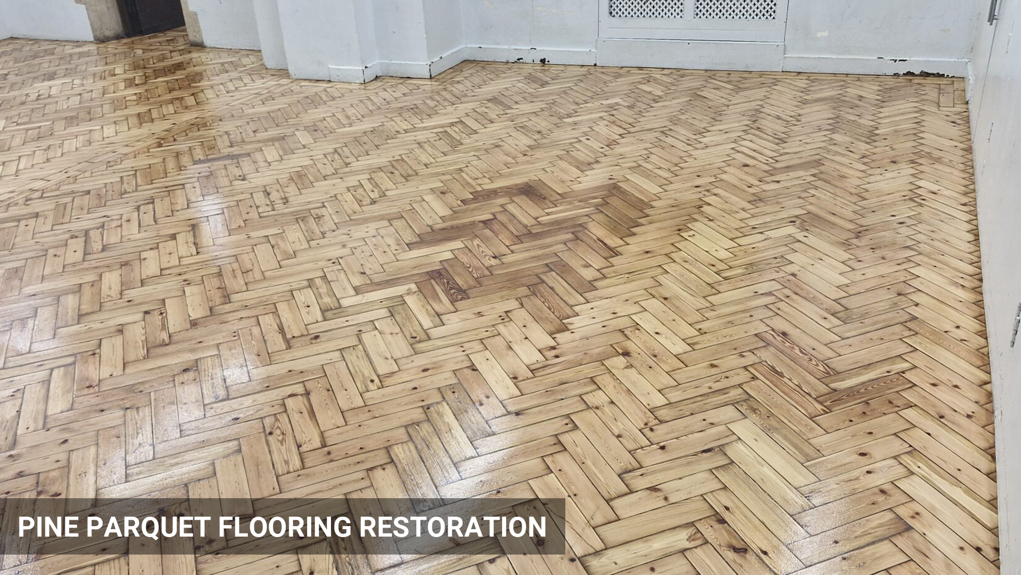 Pine Parquet Flooring Sanding & Sealing in Marylebone