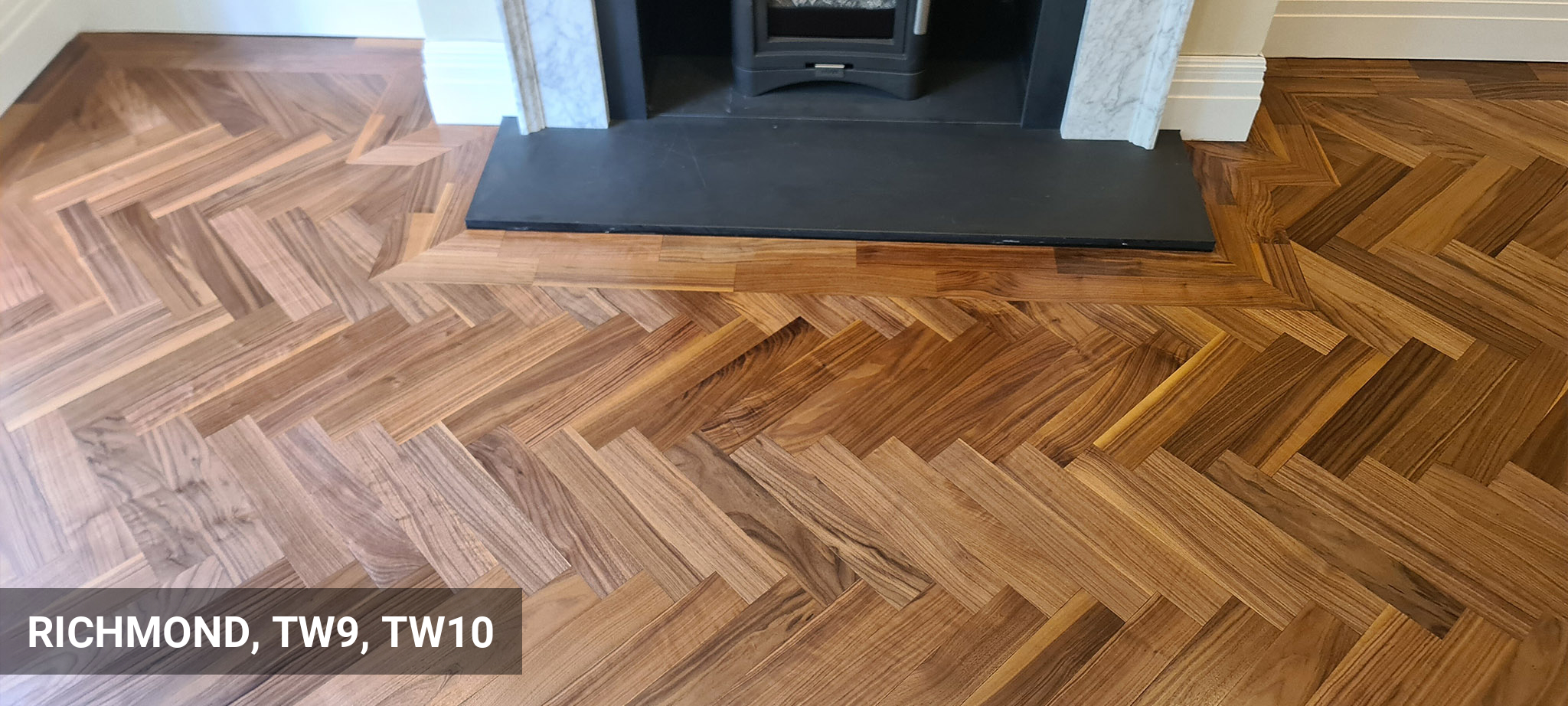 Timberlay Engineered Oak Flooring, Smoky, Brushed & Lacquered, 125x14 mm in Richmond