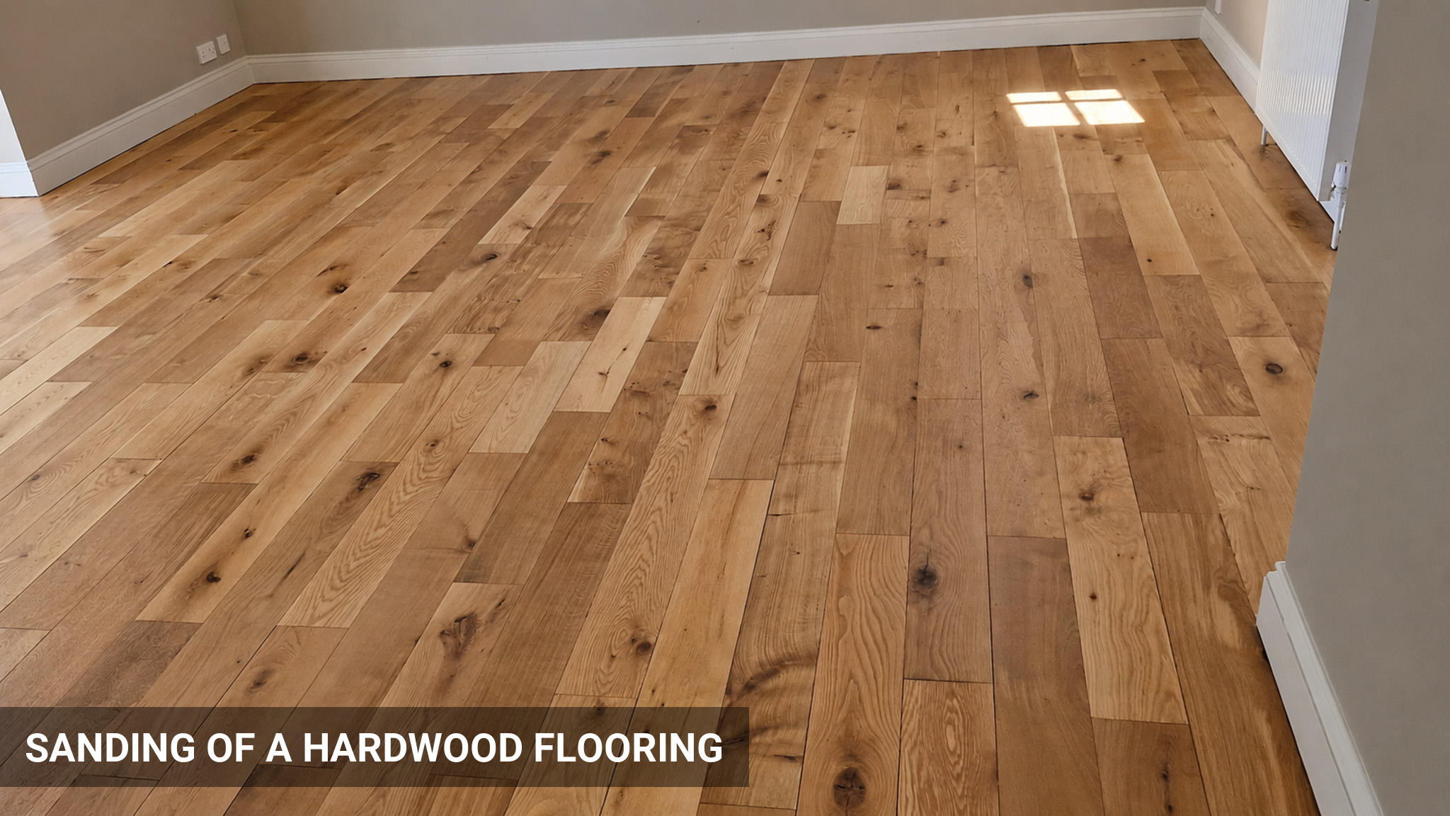 Sanding & Sealing of a Hardwood Flooring in Gerrards Cross, SL9