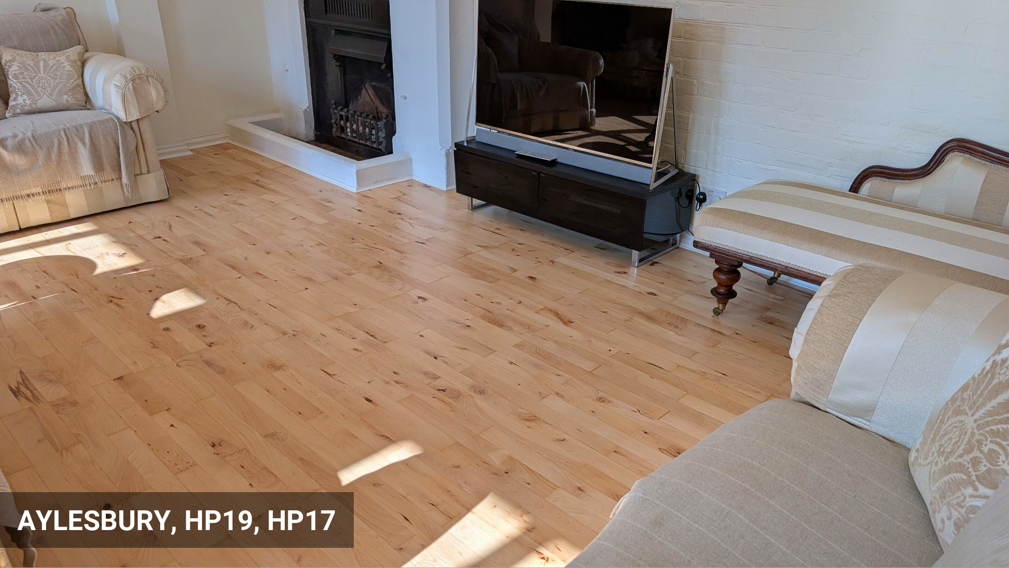 Junckers Solid Beech Floor Sanding & Sealing in Aylesbury