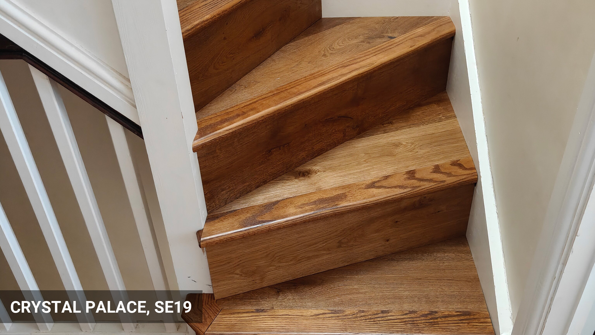Fitting Stairs with Wooden Flooring & Matching Nosing in Crystal Palace