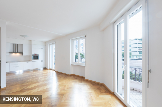 Herringbone Oak Parquet Floor Sanding in Kensington, W8