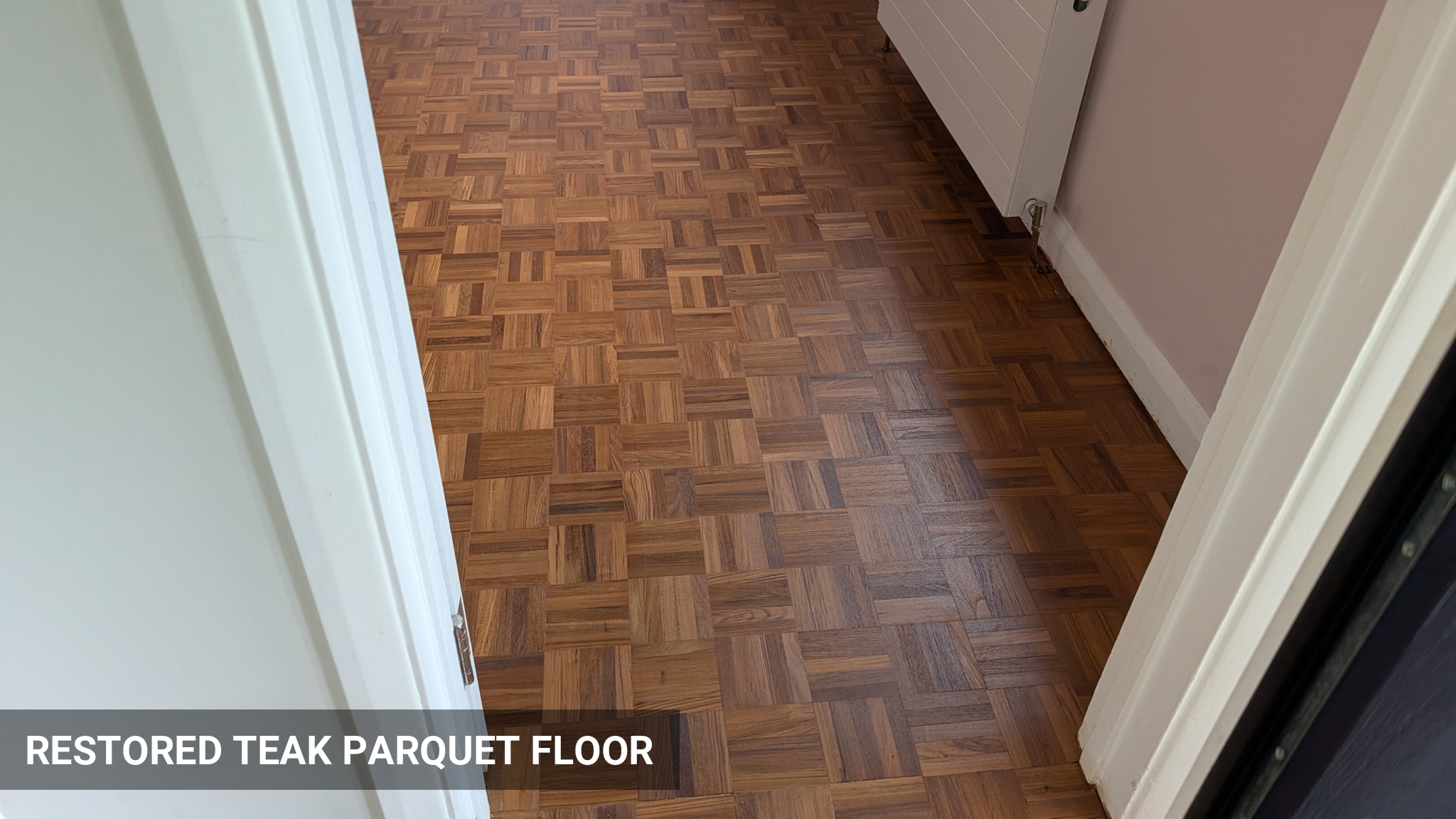 Teak Mosaic Fingers Parquet Flooring Restoration in West Byfleet, KT14, GU22