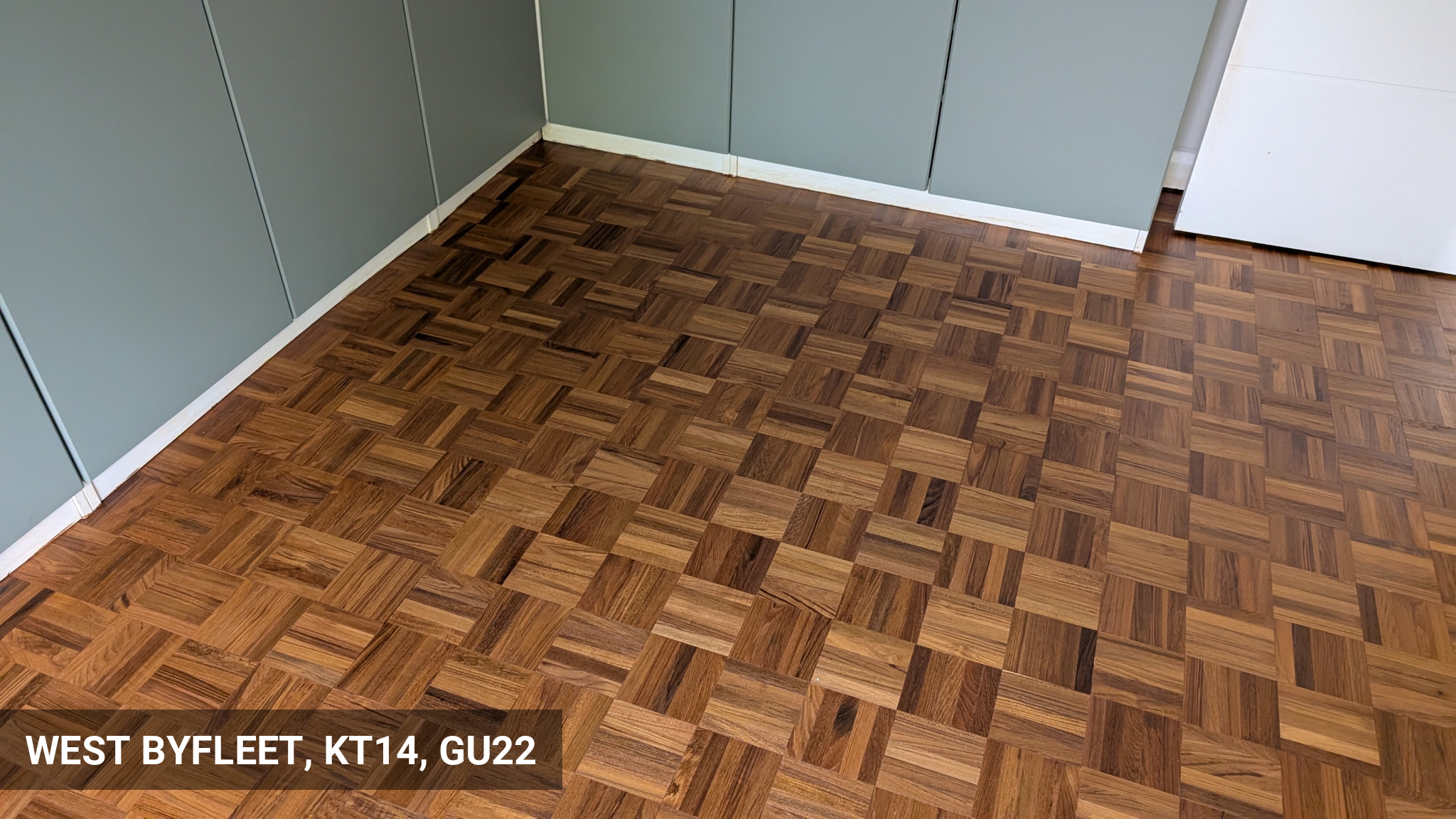 Teak Mosaic Fingers Parquet Flooring Restoration in West Byfleet, KT14, GU22