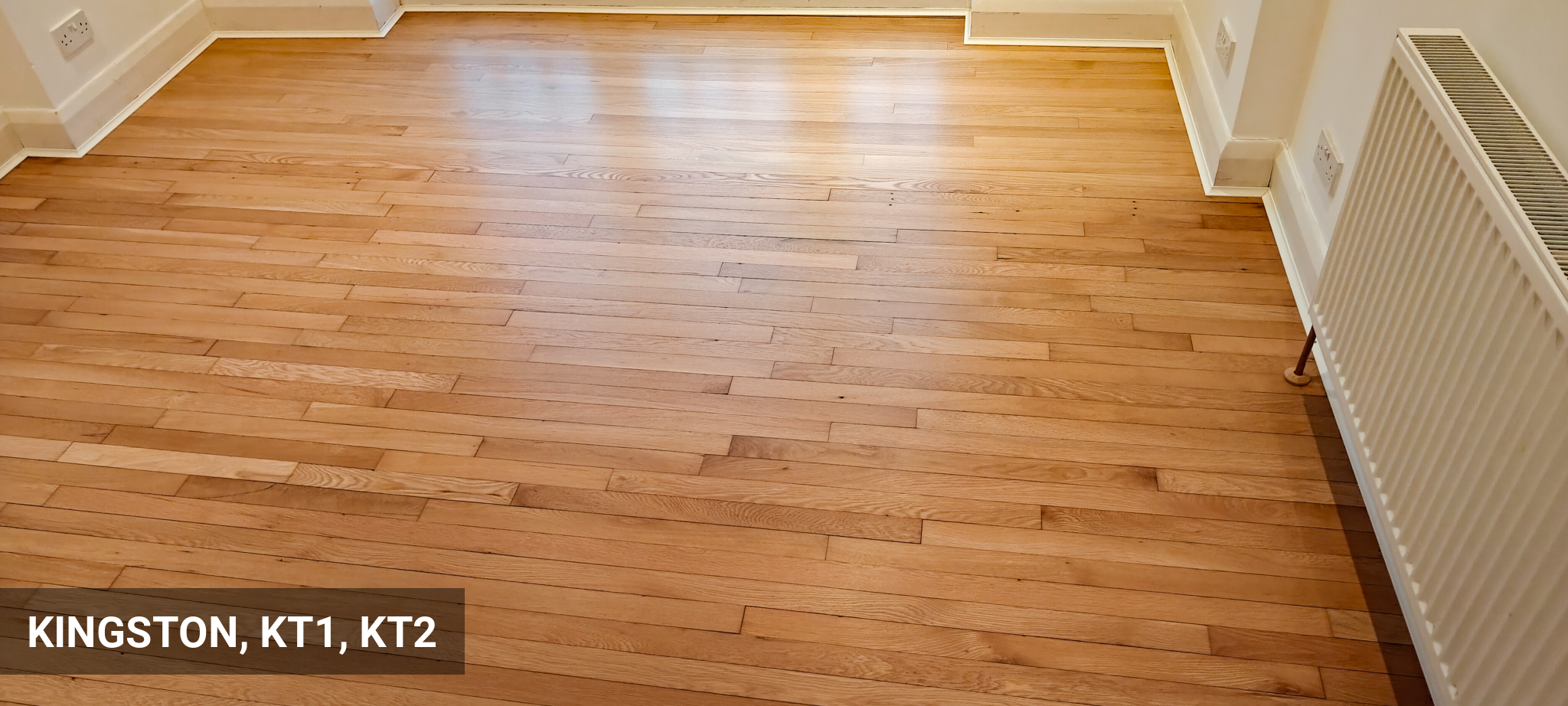 Solid Oak Strip Flooring & Stairs Restoration in Kingston