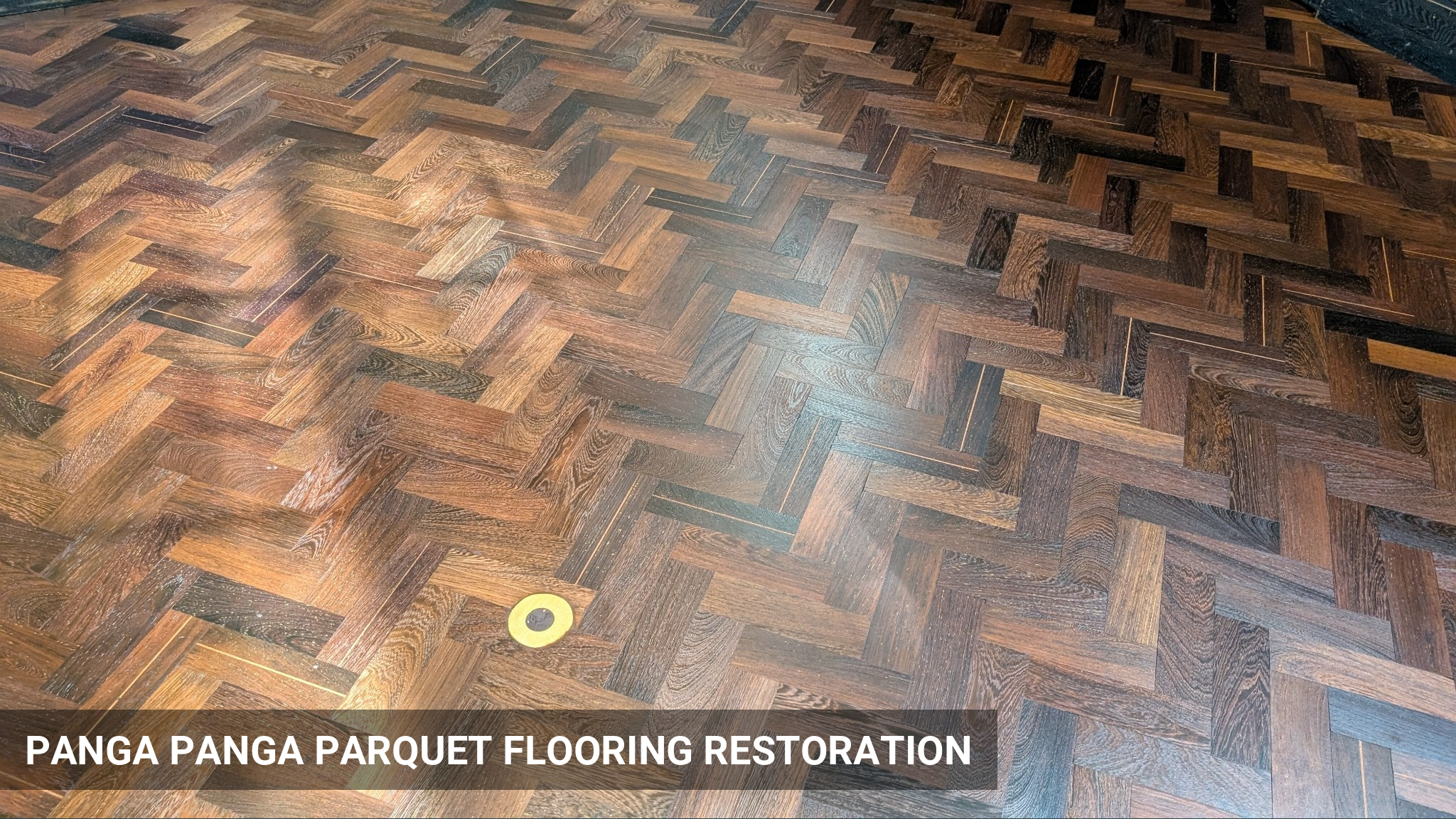 Restoration of a Church Panga-Panga Parquet Flooring in Central London