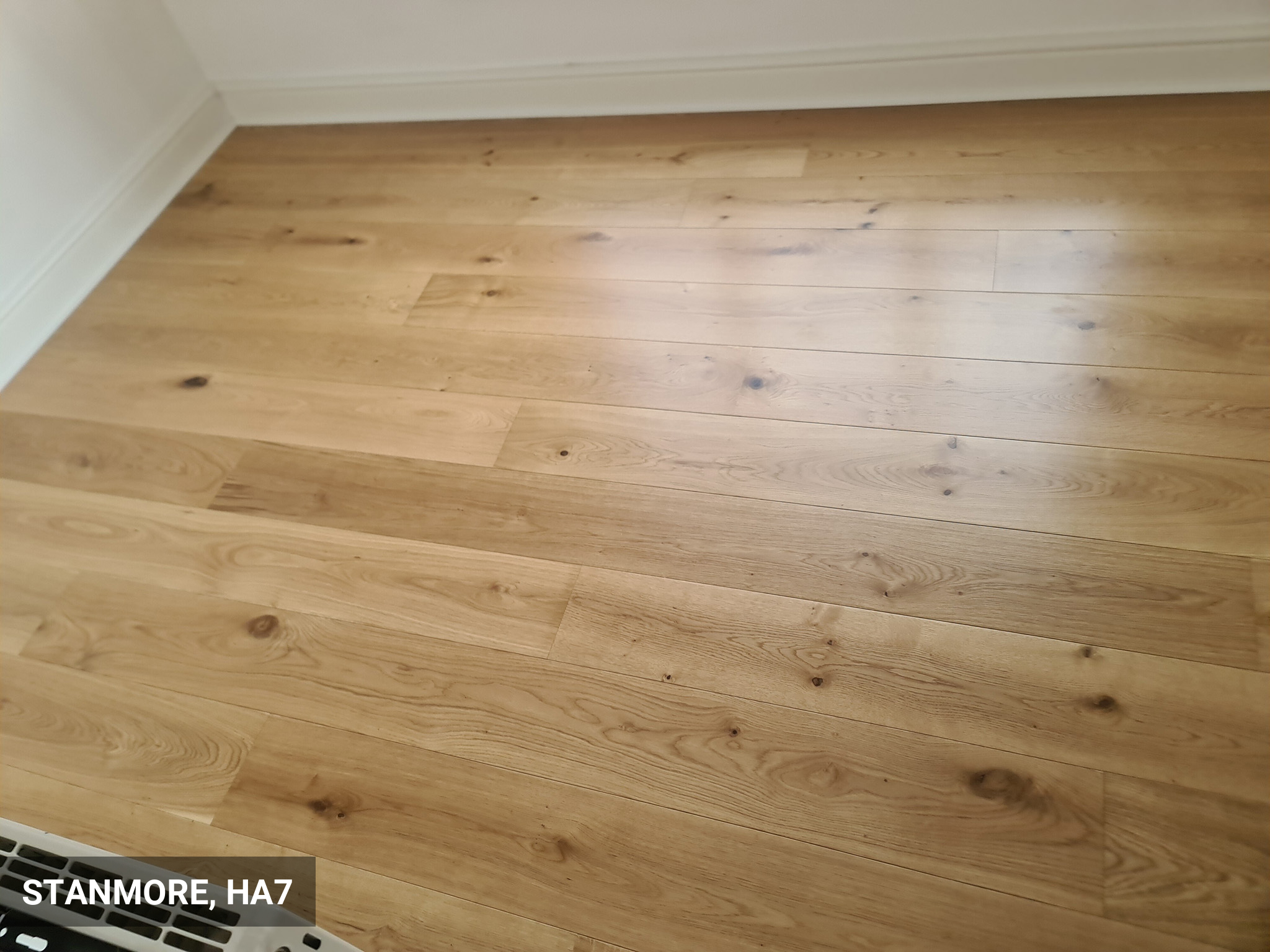 Installation of Timberlay Engineered Oak Wood Flooring in Stanmore
