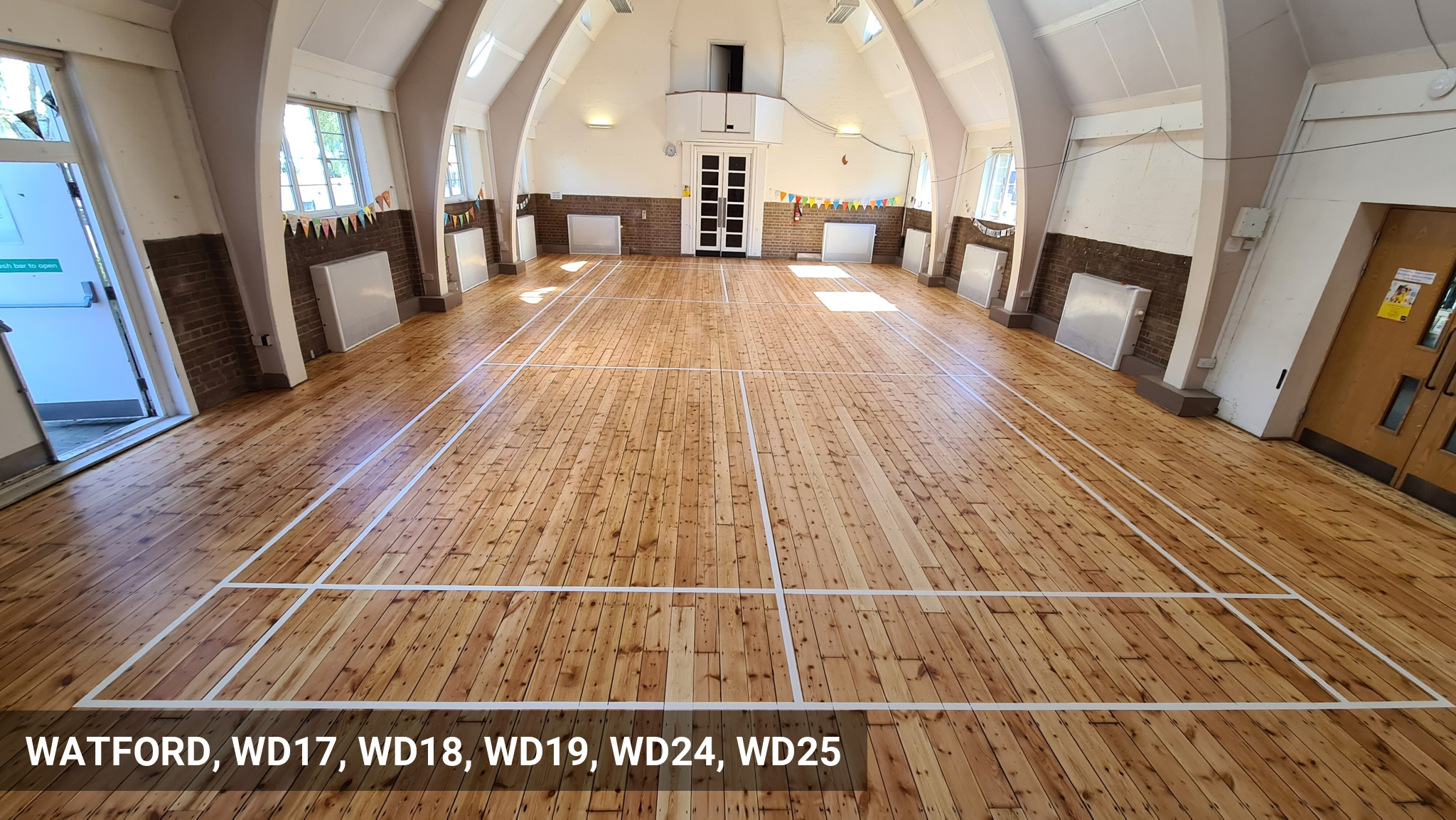 St Lukes Church Hall Restoration & Lines Marking Application in Watford, WD17, WD18, WD19, WD24, WD25