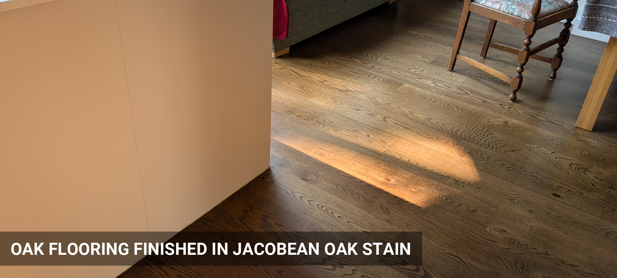 Engineered Oak Flooring Finished in Jacobean Oak Stain in Hampton Wick, KT1, TW11