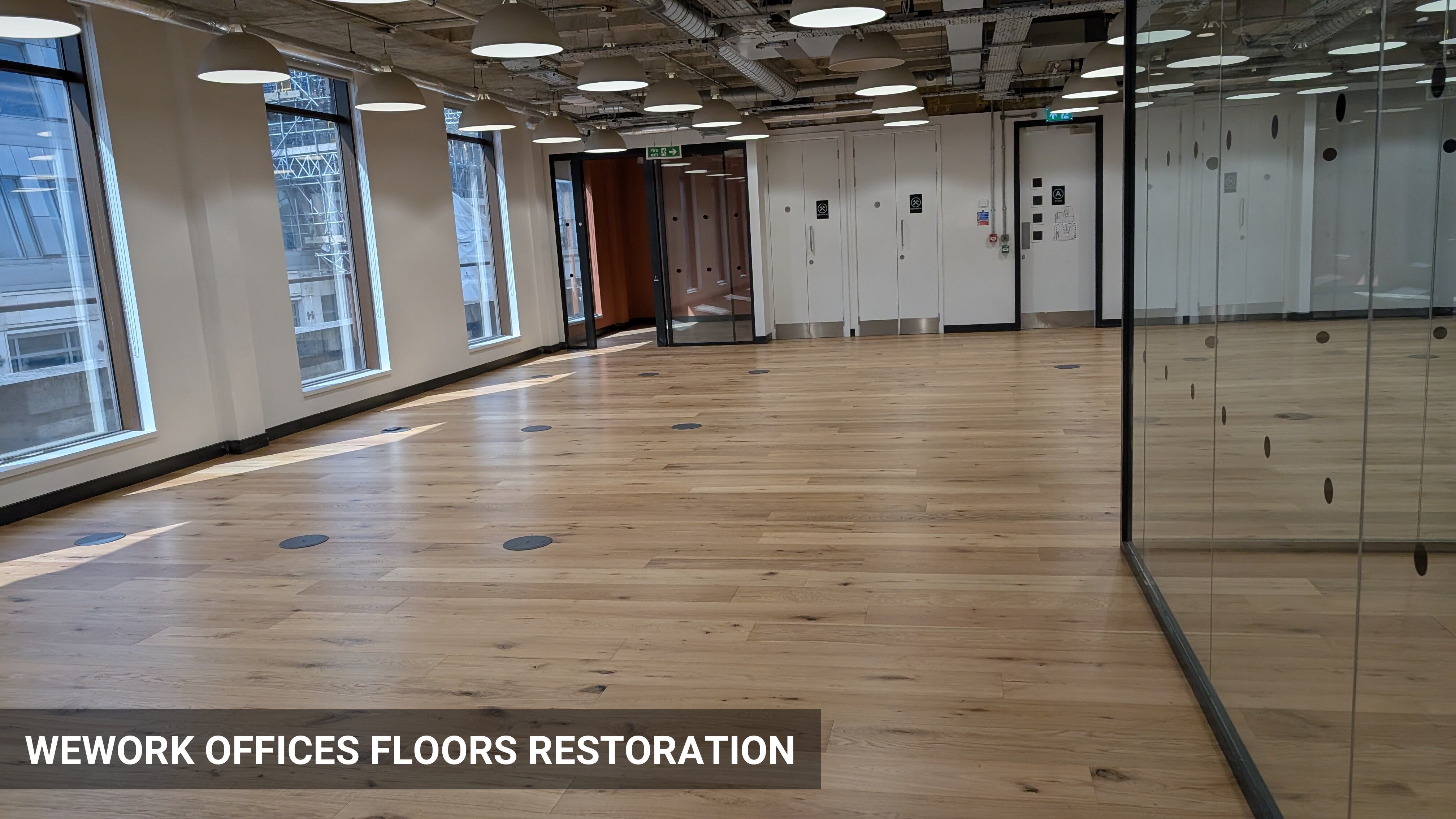 Floor Restoration of an Engineered Oak Floor with Bona Traffic HD in Central London