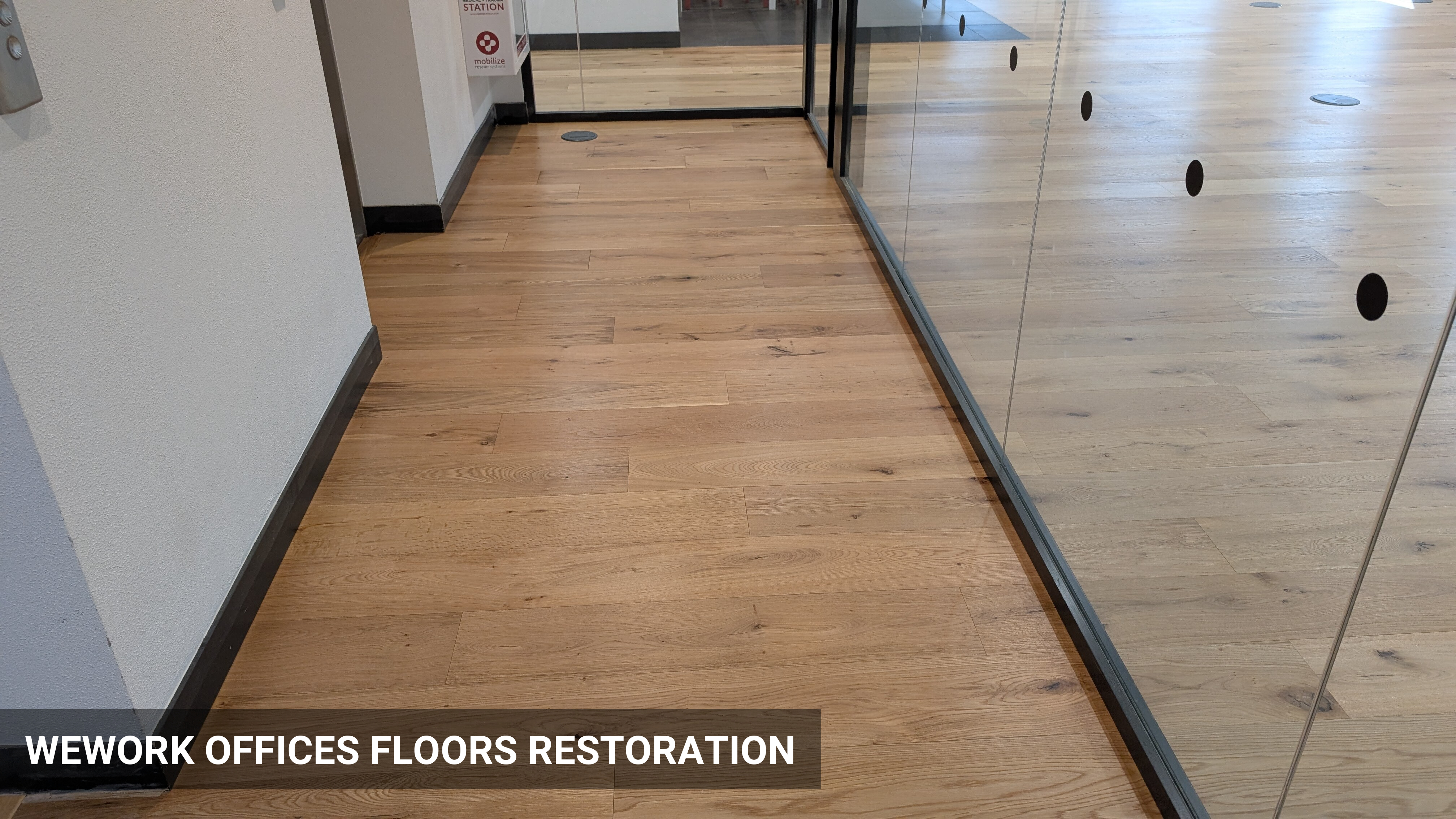 Floor Restoration of an Engineered Oak Floor with Bona Traffic HD in Central London, EC1, EC2, EC3, EC4