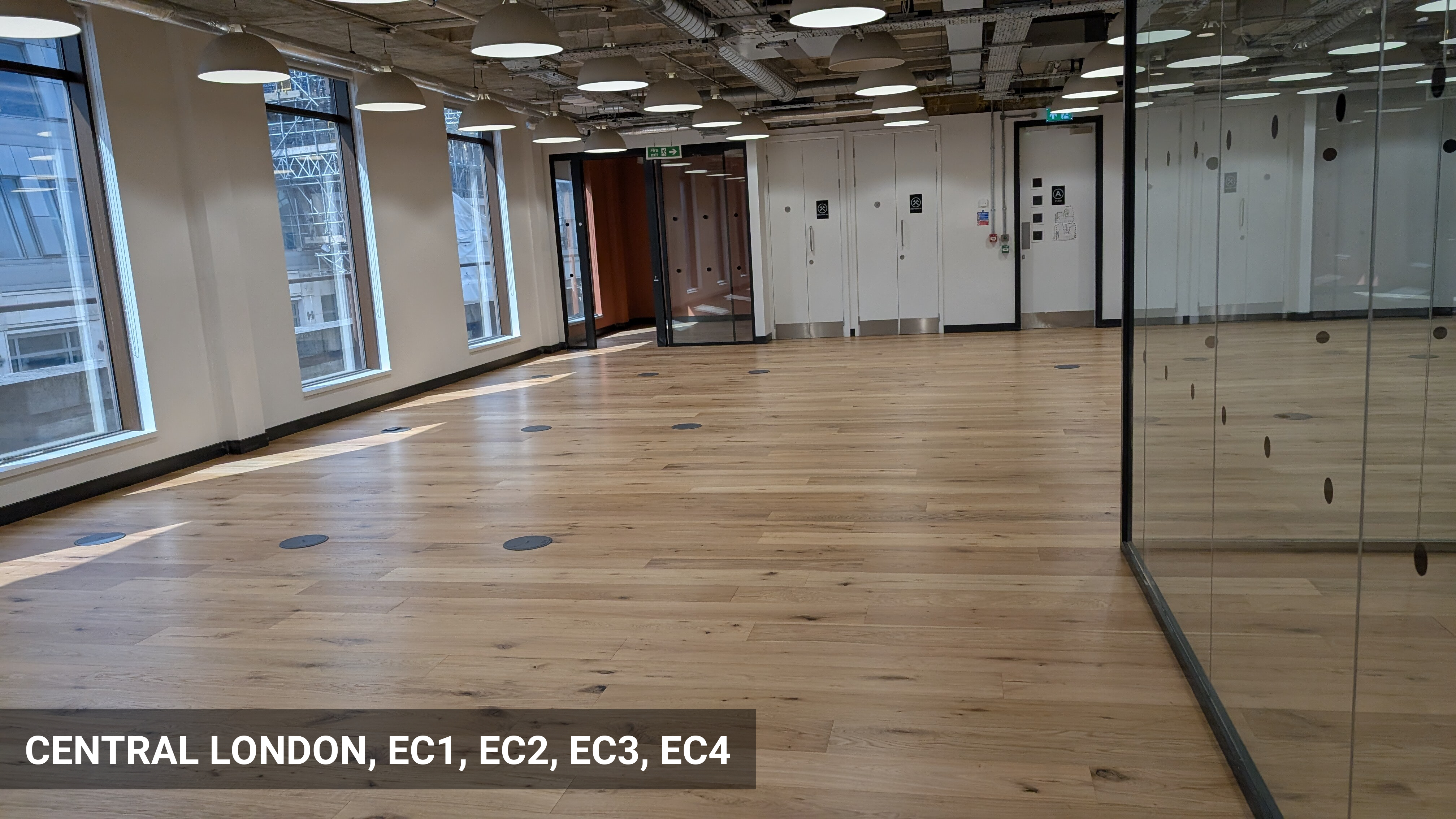 Floor Restoration of an Engineered Oak Floor with Bona Traffic HD in Central London, EC1, EC2, EC3, EC4