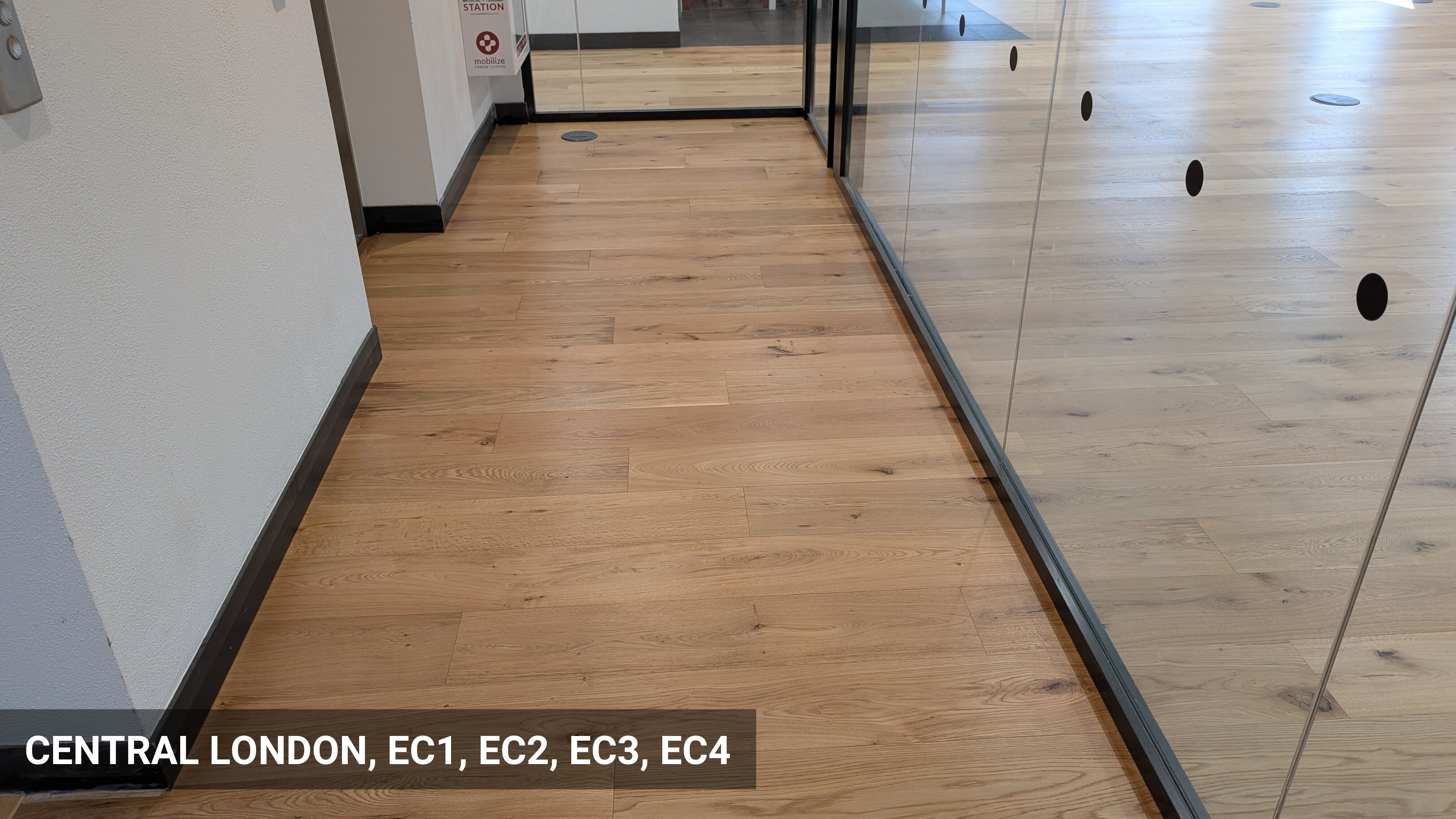 Floor Restoration of an Engineered Oak Floor with Bona Traffic HD in Central London