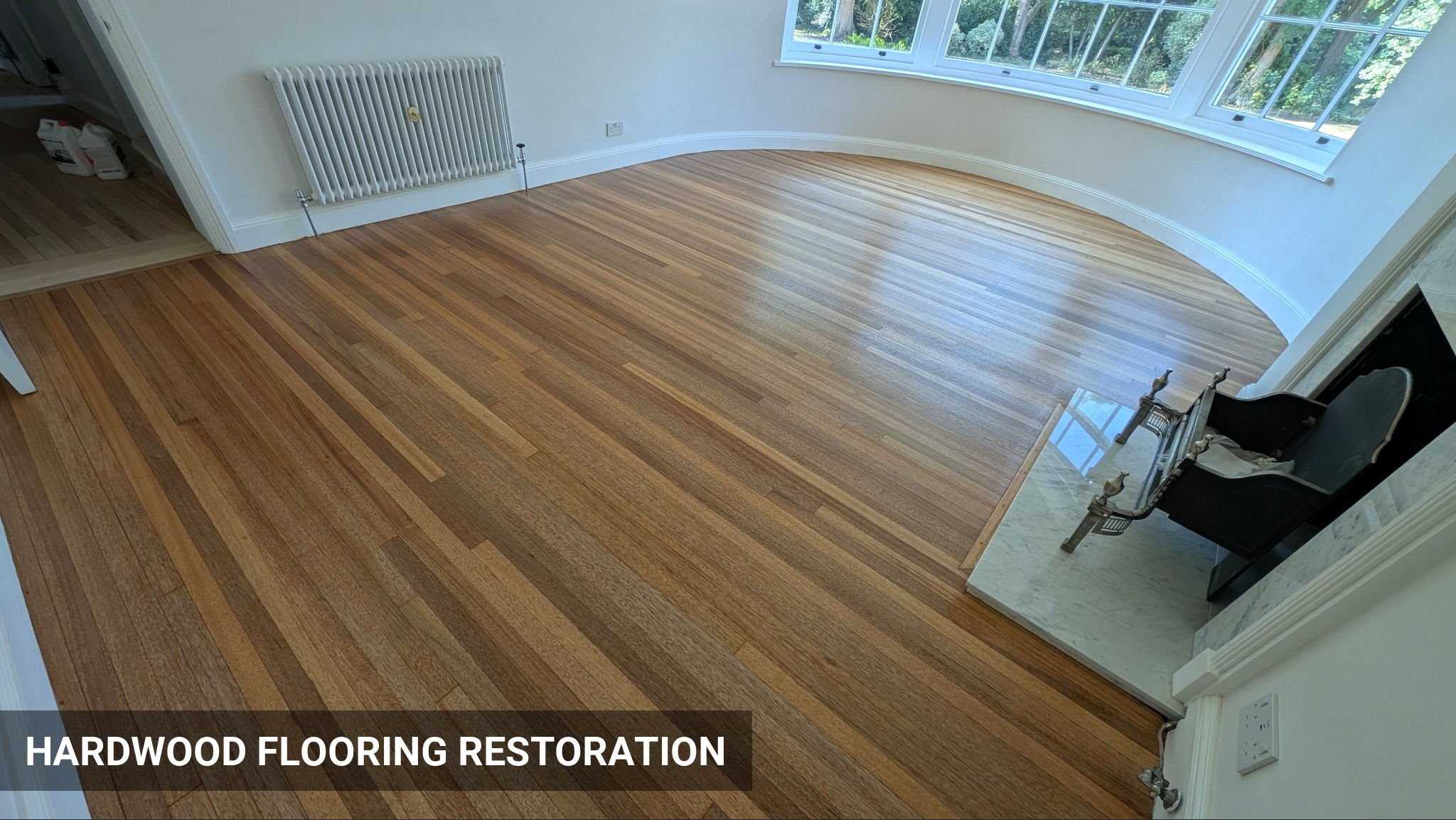 Merbau Hardwood Flooring Restoration in Blackheath