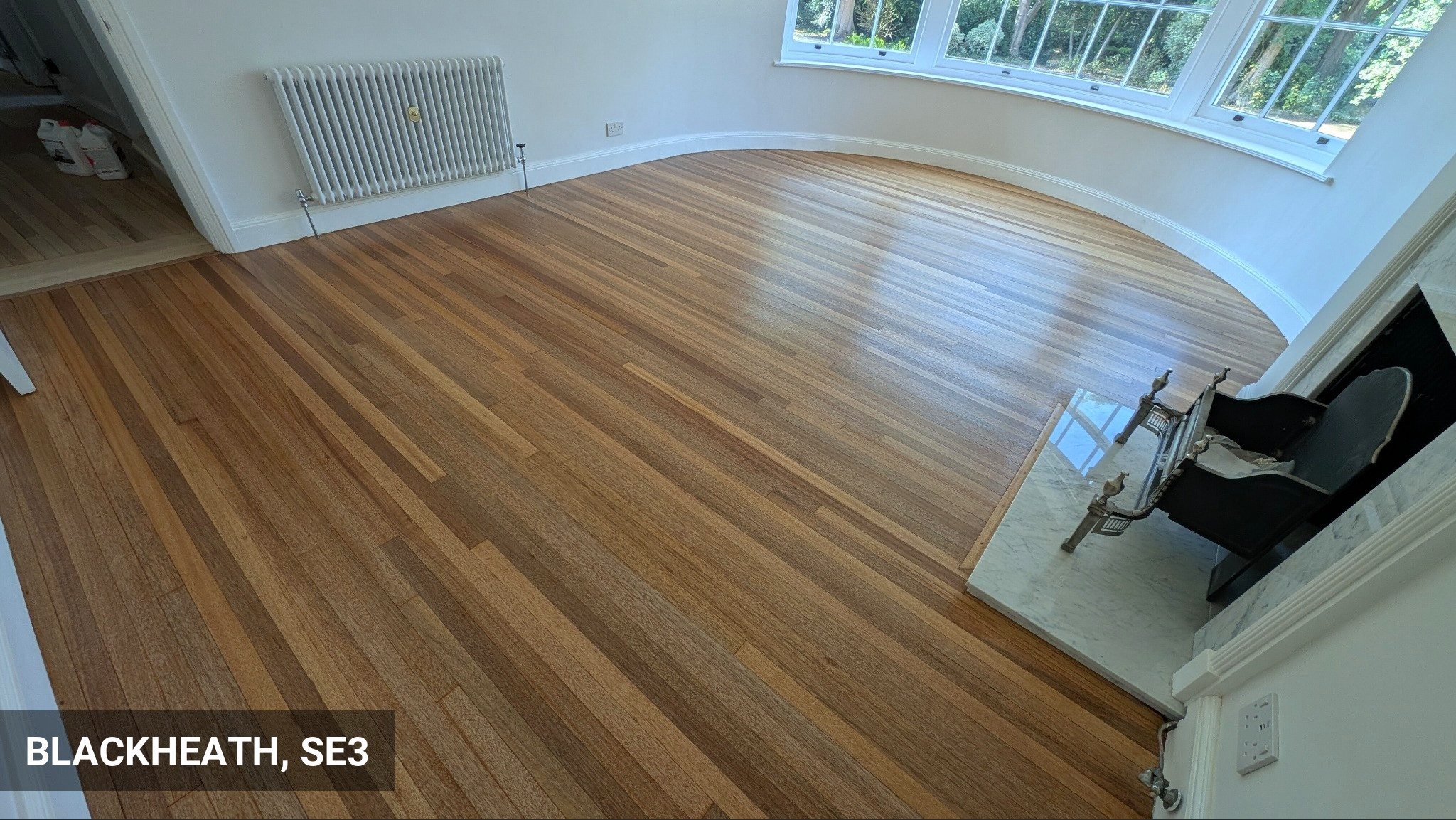 Merbau Hardwood Flooring Restoration in Blackheath, SE3