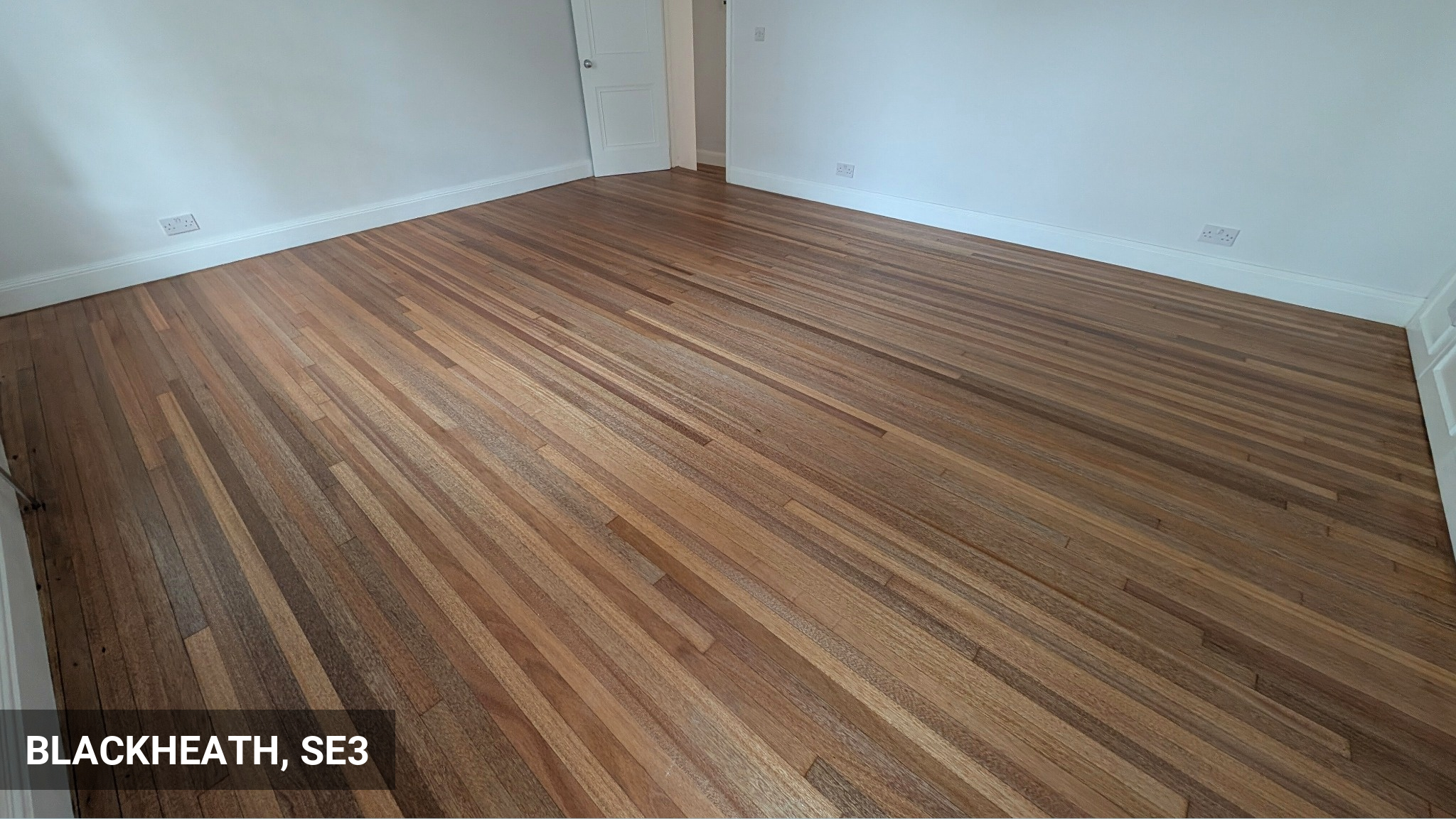 Merbau Hardwood Flooring Restoration in Blackheath