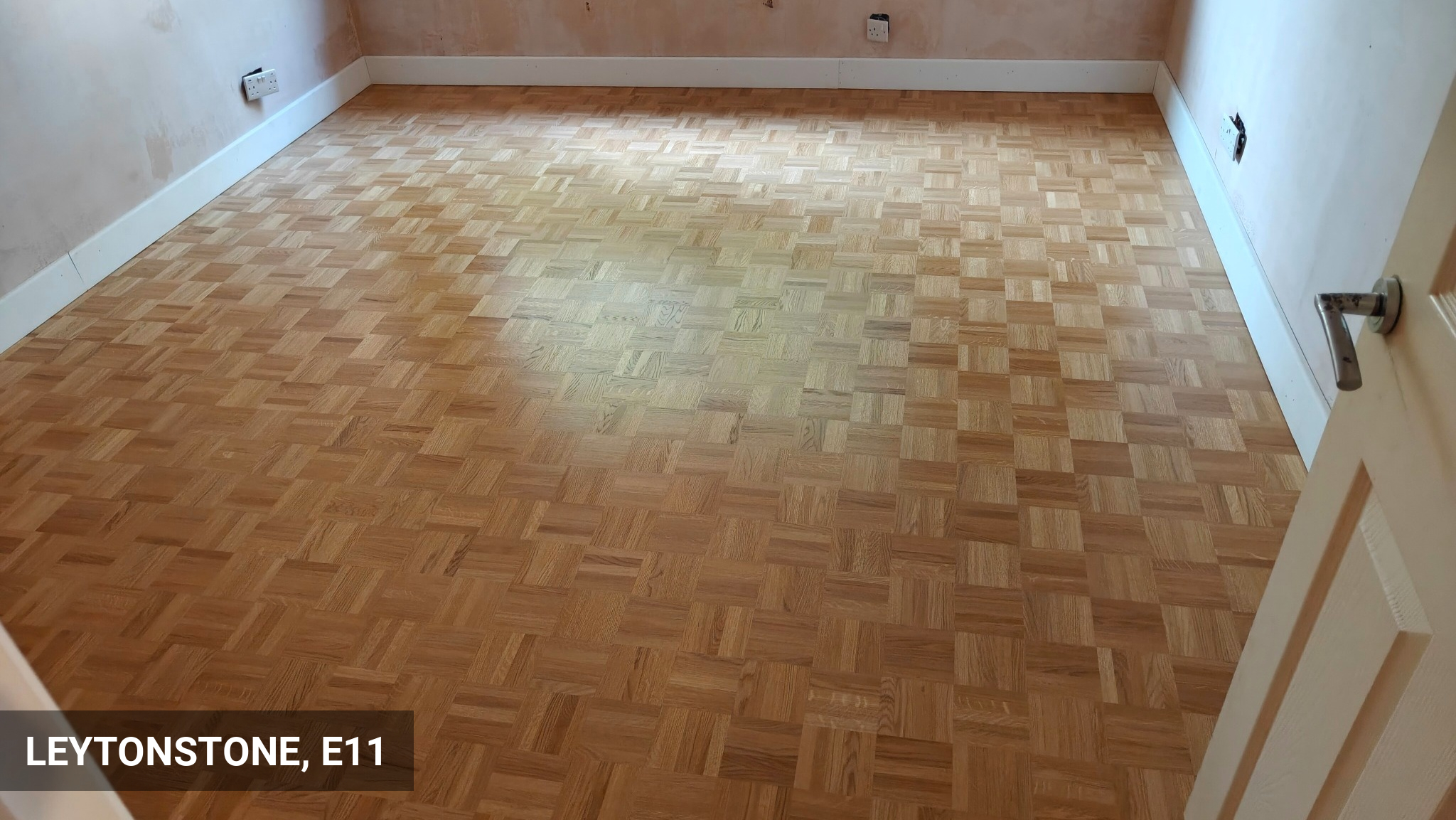 Timbercraft Oak Mosaic Fingers Parquet Flooring Installation in Leytonstone