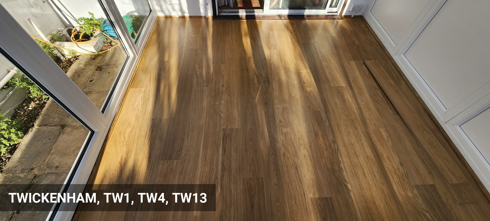 QuickStep Eligna Natural Varnished Oak Laminate Floor Fitting in Twickenham