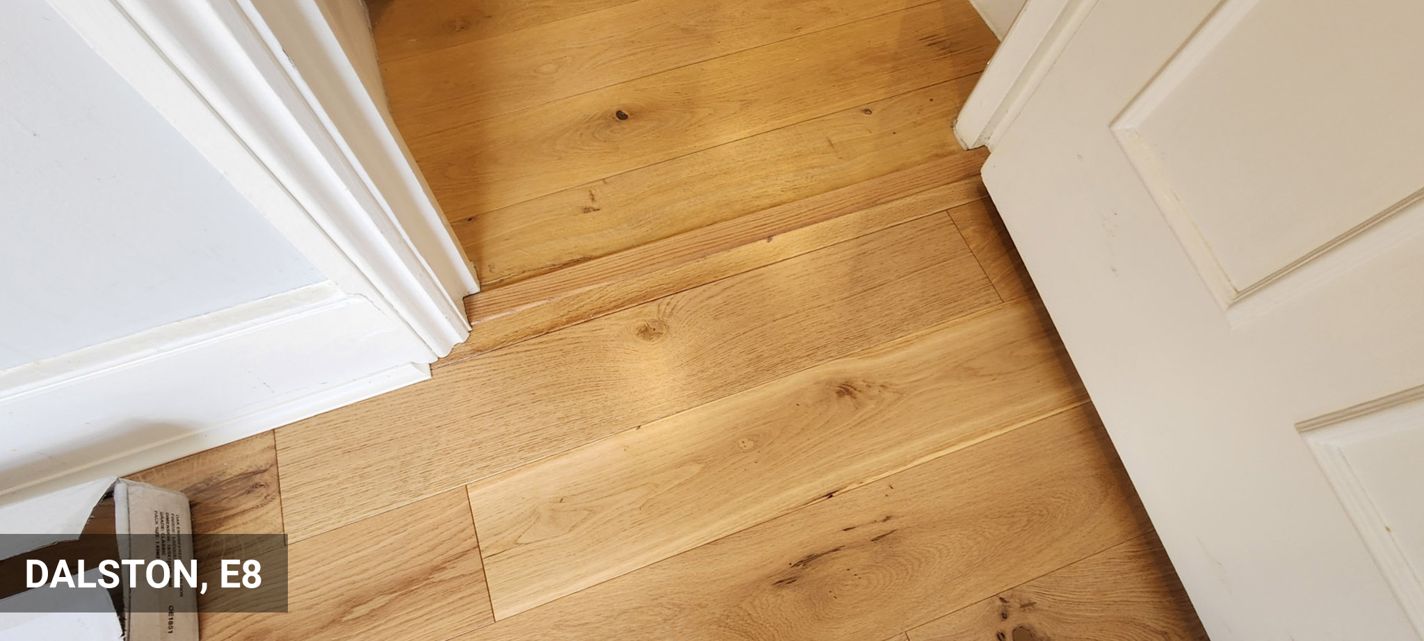 Fitting of Lacquered Timberlay Engineered Oak Wood Flooring, 150x18 Mm in Dalston
